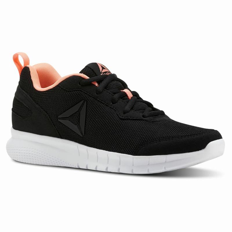 Tenisi Reebok Ad Swiftway Run Dama Negrii/Albi/Roz Romania HG9478BL